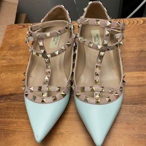 Kaitlyn Pan Studded Caged Ballerina Flats